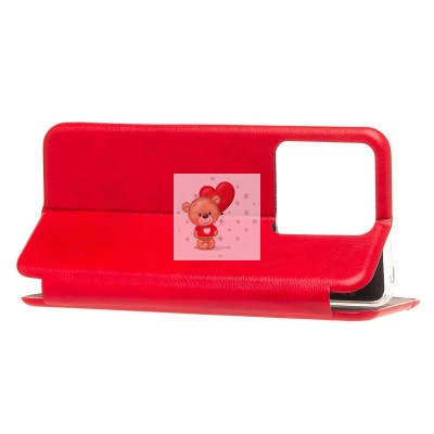 Чехол-книжка для Xiaomi Redmi Note 13 5G Global (красный) - BC002 Чехол-книжка для Xiaomi Redmi Note 13 5G Global (красный) - BC002