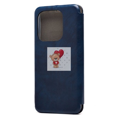 Чехол-книжка для Xiaomi Redmi Note 14 4G (синий) - BC002