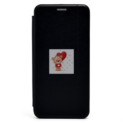 Чехол-книжка для Xiaomi Redmi Note 14 5G Global (черный) - BC002