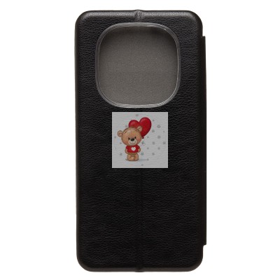 Чехол-книжка для Xiaomi Redmi Note 14 Pro 4G (черный) - BC002 Чехол-книжка для Xiaomi Redmi Note 14 Pro 4G (черный) - BC002