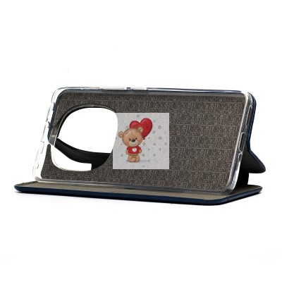 Чехол-книжка для Xiaomi Redmi Note 14 Pro 5G Global (синий) - BC002 Чехол-книжка для Xiaomi Redmi Note 14 Pro 5G Global (синий) - BC002