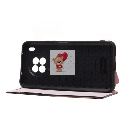 Чехол-книжка для Huawei Honor 50 Lite (розовый) - BC003