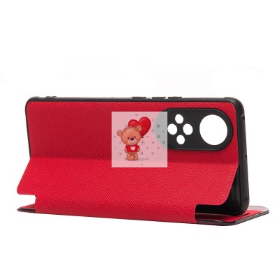 Чехол-книжка для Huawei Honor 50 (красный) - BC003 Чехол-книжка для Huawei Honor 50 (красный) - BC003