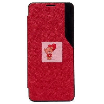 Чехол-книжка для Huawei Honor 70 Pro + (красный) - BC003 Чехол-книжка для Huawei Honor 70 Pro + (красный) - BC003