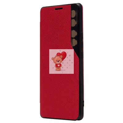 Чехол-книжка для Huawei Honor 70 Pro + (красный) - BC003 Чехол-книжка для Huawei Honor 70 Pro + (красный) - BC003