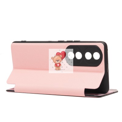 Чехол-книжка для Huawei Honor 70 Pro (розовый) - BC003 Чехол-книжка для Huawei Honor 70 Pro (розовый) - BC003