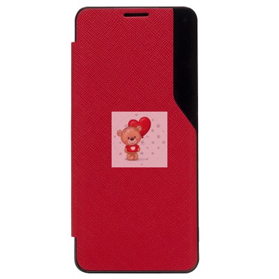 Чехол-книжка для Huawei Honor 70 Pro (красный) - BC003 Чехол-книжка для Huawei Honor 70 Pro (красный) - BC003