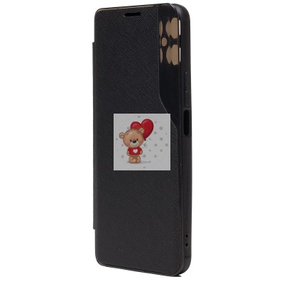 Чехол-книжка для Huawei Honor X8 (черный) - BC003