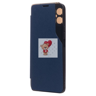 Чехол-книжка для Huawei Honor X8 (синий) - BC003