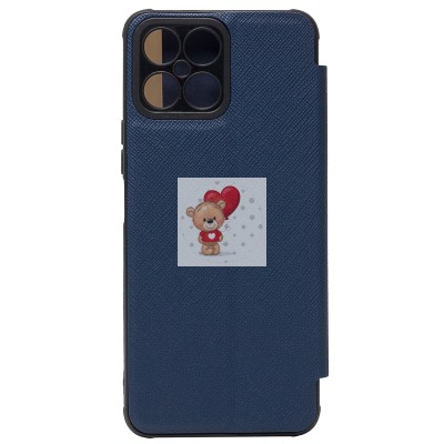 Чехол-книжка для Huawei Honor X8 (синий) - BC003