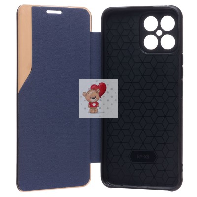 Чехол-книжка для Huawei Honor X8 (синий) - BC003