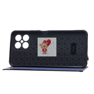 Чехол-книжка для Huawei Honor X8 (синий) - BC003