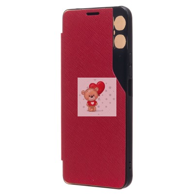 Чехол-книжка для Huawei Honor X8 (красный) - BC003 Чехол-книжка для Huawei Honor X8 (красный) - BC003