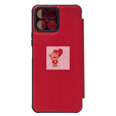 Чехол-книжка для Huawei Honor X8 (красный) - BC003 Чехол-книжка для Huawei Honor X8 (красный) - BC003