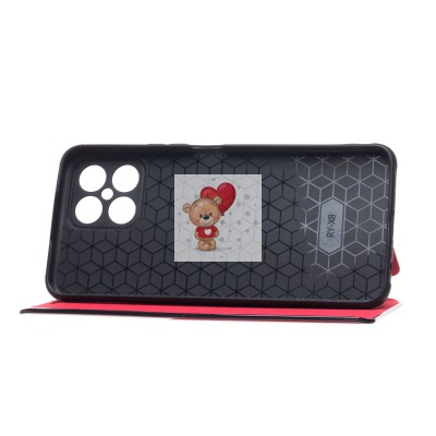 Чехол-книжка для Huawei Honor X8 (красный) - BC003 Чехол-книжка для Huawei Honor X8 (красный) - BC003