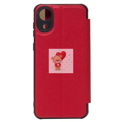 Чехол-книжка для Samsung A032 Galaxy A03 Core (красный) - BC003 Чехол-книжка для Samsung A032 Galaxy A03 Core (красный) - BC003