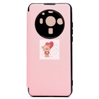 Чехол-книжка для Xiaomi 12S Ultra (розовый) - BC003