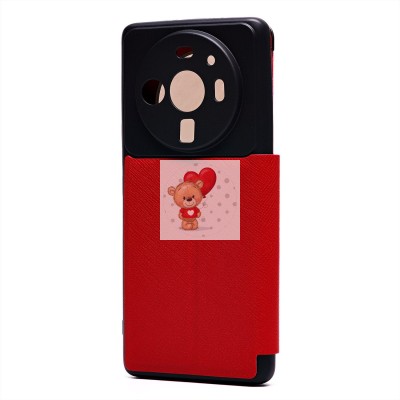 Чехол-книжка для Xiaomi 12S Ultra (красный) - BC003