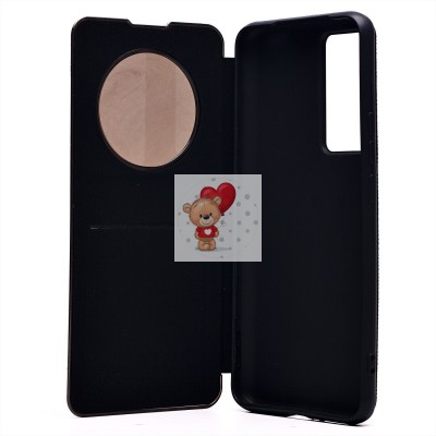 Чехол-книжка для Xiaomi 12T/12T Pro (черный) - BC003