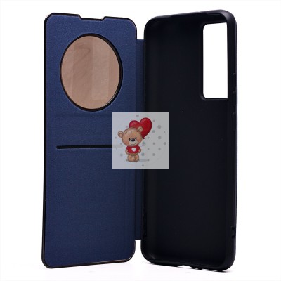 Чехол-книжка для Xiaomi 12T (синий) - BC003