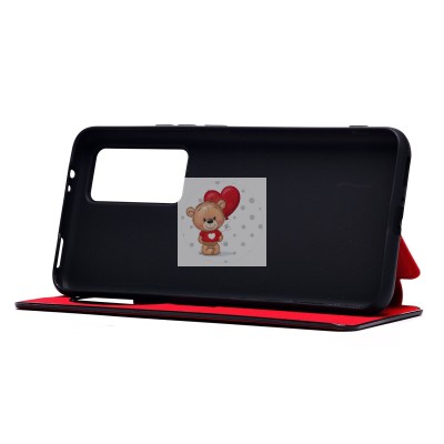 Чехол-книжка для Xiaomi 12T (красный) - BC003