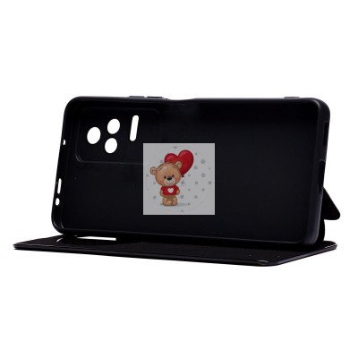 Чехол-книжка для Xiaomi Poco F4 (черный) - BC003