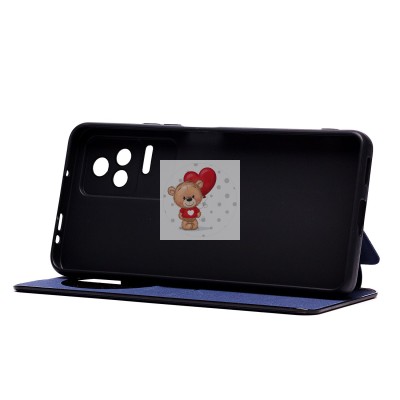 Чехол-книжка для Xiaomi Poco F4 (синий) - BC003