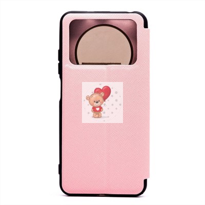 Чехол-книжка для Xiaomi Poco M4 Pro 4G (розовый) - BC003