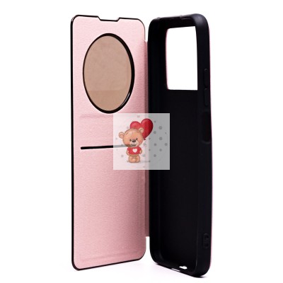 Чехол-книжка для Xiaomi Poco M4 Pro 4G (розовый) - BC003