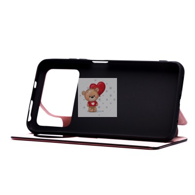 Чехол-книжка для Xiaomi Poco M4 Pro 4G (розовый) - BC003