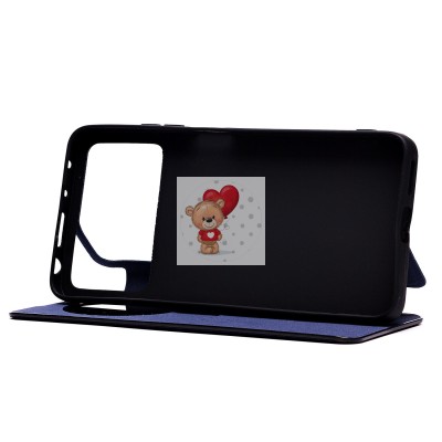 Чехол-книжка для Xiaomi Poco X4 Pro 5G (синий) - BC003 Чехол-книжка для Xiaomi Poco X4 Pro 5G (синий) - BC003