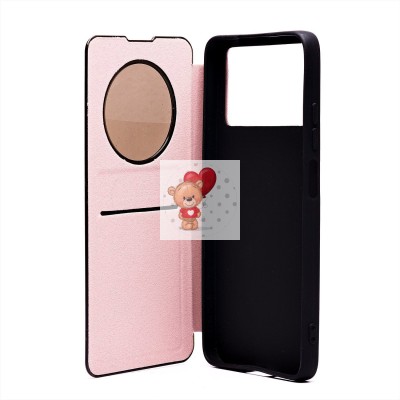 Чехол-книжка для Xiaomi Poco X4 Pro 5G (розовый) - BC003 Чехол-книжка для Xiaomi Poco X4 Pro 5G (розовый) - BC003