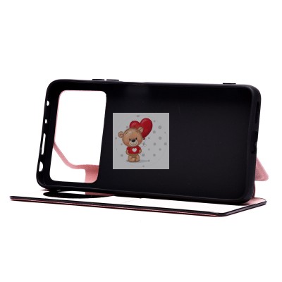 Чехол-книжка для Xiaomi Poco X4 Pro 5G (розовый) - BC003 Чехол-книжка для Xiaomi Poco X4 Pro 5G (розовый) - BC003