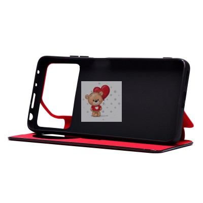 Чехол-книжка для Xiaomi Poco X4 Pro 5G (красный) - BC003 Чехол-книжка для Xiaomi Poco X4 Pro 5G (красный) - BC003