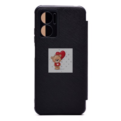 Чехол-книжка для Xiaomi Redmi 10 5G (черный) - BC003