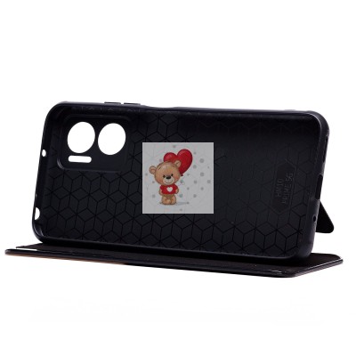 Чехол-книжка для Xiaomi Redmi 10 5G (черный) - BC003