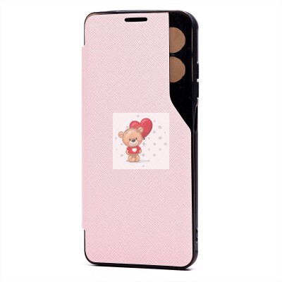 Чехол-книжка для Xiaomi Redmi 10 5G (розовый) - BC003