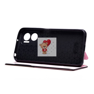 Чехол-книжка для Xiaomi Redmi 10 5G (розовый) - BC003