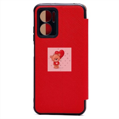 Чехол-книжка для Xiaomi Redmi 10 5G (красный) - BC003