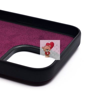 Чехол-накладка для Apple iPhone 15 Pro Max (багровый) - FineW SafeMag