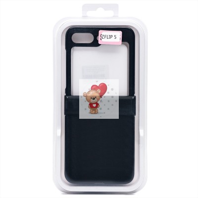 Чехол-накладка для Samsung Galaxy Flip 5 (черный) - FLIP PC тканевая текстура -3 Чехол-накладка для Samsung Galaxy Flip 5 (черный) - FLIP PC тканевая текстура -3