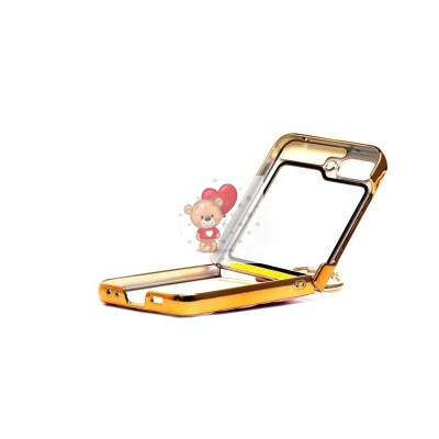 Чехол-накладка для Samsung Galaxy Flip 5 (розовый) - FLIP экокожа стеганая с кольцом Чехол-накладка для Samsung Galaxy Flip 5 (розовый) - FLIP экокожа стеганая с кольцом