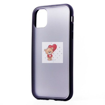 Чехол-накладка для Apple iPhone 11 (черный) - PC035