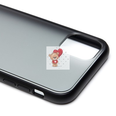 Чехол-накладка для Apple iPhone 11 (черный) - PC035