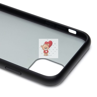 Чехол-накладка для Apple iPhone 11 (черный) - PC035