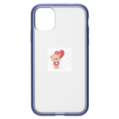 Чехол-накладка для Apple iPhone 11 (темно-синий) - PC035