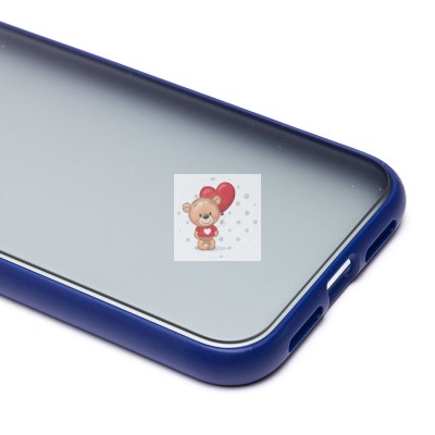 Чехол-накладка для Apple iPhone 11 (темно-синий) - PC035