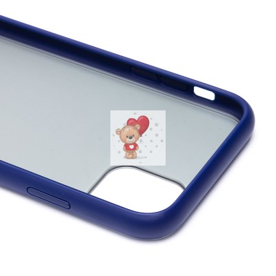 Чехол-накладка для Apple iPhone 11 (темно-синий) - PC035