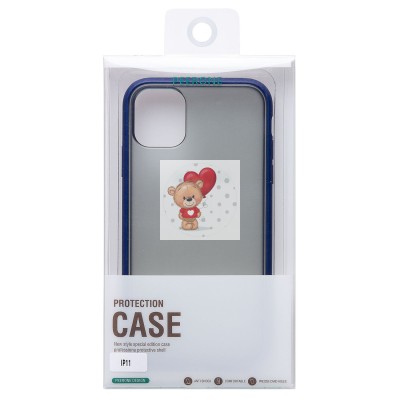 Чехол-накладка для Apple iPhone 11 (темно-синий) - PC035