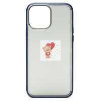 Чехол-накладка для Apple iPhone 13 Pro Max (синий) (темно-синий) - PC035